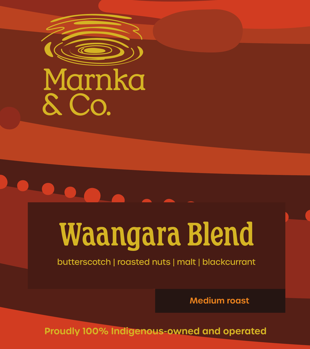 Marnka & Co. Waangara Blend 250g bag, medium roast, Arabana for tomorrow