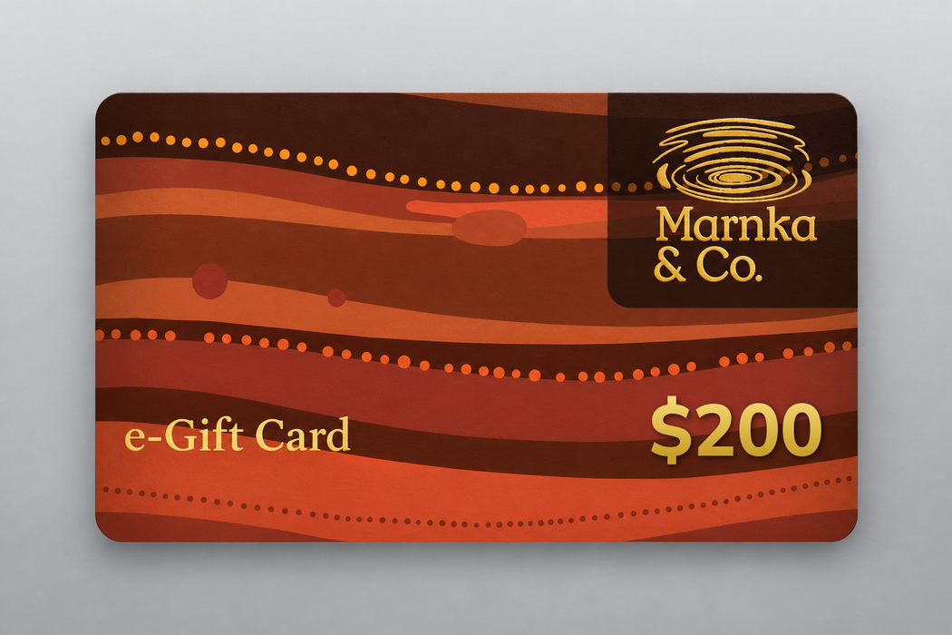 Marnka & Co. e-Gift Card, $200, Waangara orange