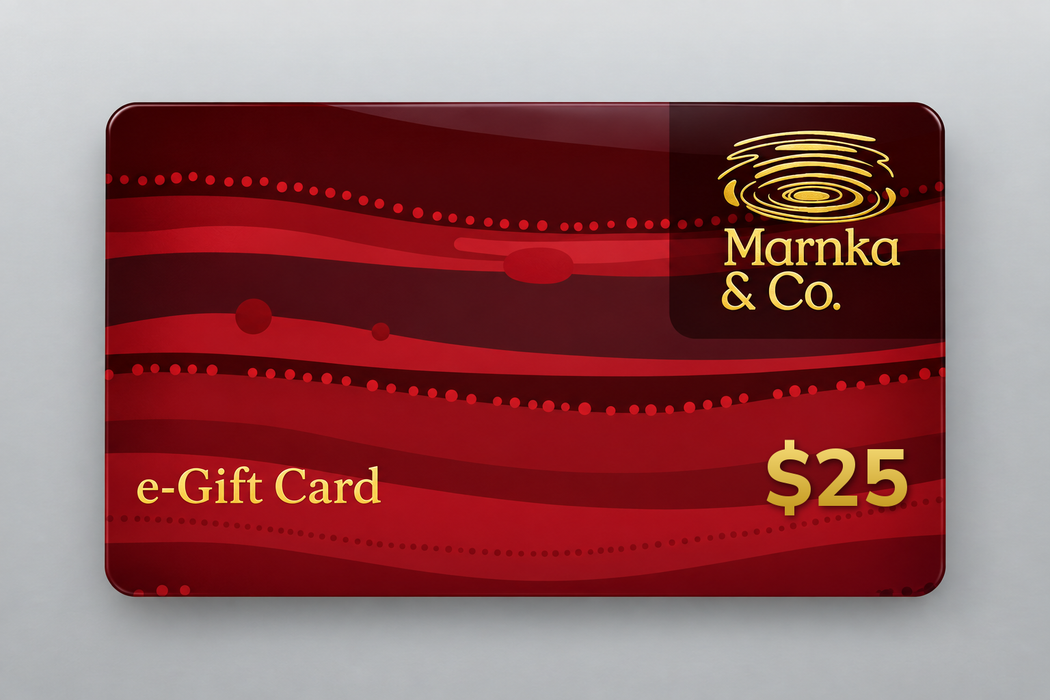 Marnka & Co. e-Gift Card, $25, Maka red